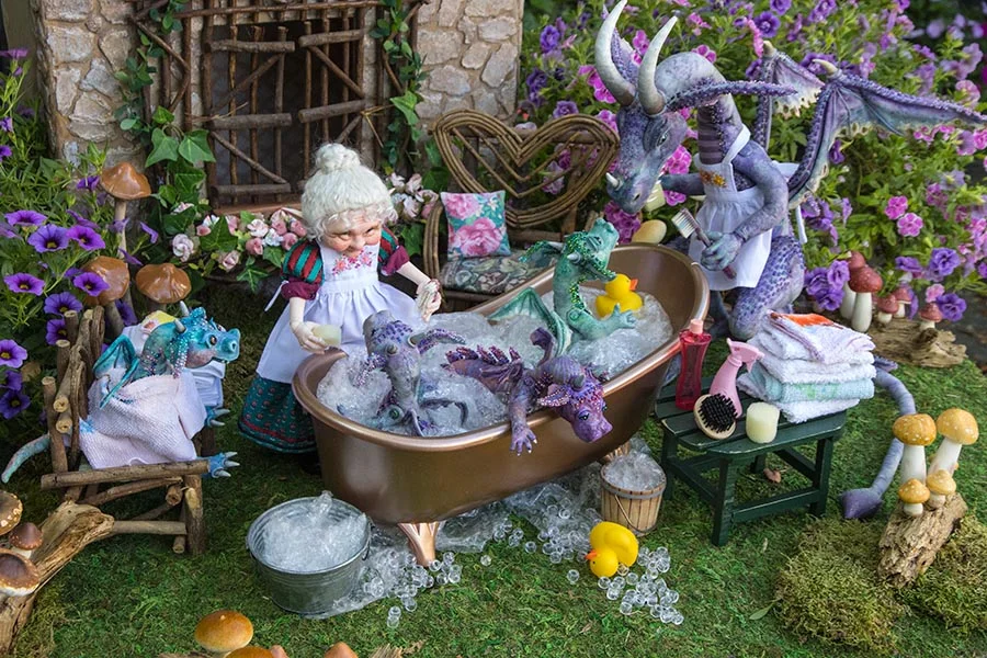 Martha Boers’ Doll Photography Finds a Story in Bath Time