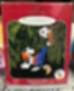 Hallmark Keepsake Ornament featuring Goofy kicking a soccer ball
