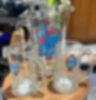 Vintage old style beer mugs and pitcher