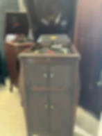 Victrola record player cabinet