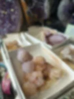 Boxes of collectible rocks