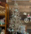 Vintage tinsel tree