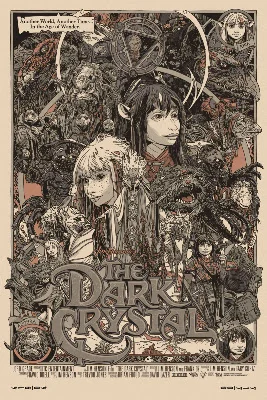 Jim Henson’s The Dark Crystal Screen Print by Tyler Stout x Bottleneck Gallery