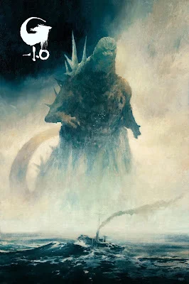 Godzilla Minus One Screen Print by Karl Fitzgerald x Bottleneck Gallery