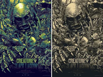 Creature from the Black Lagoon Screen Print by Anthony Petrie x Bottleneck Gallery