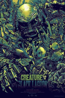 Creature from the Black Lagoon Screen Print by Anthony Petrie x Bottleneck Gallery