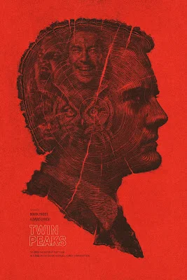 Twin Peaks Screen Print by Peter Strain x Bottleneck Gallery