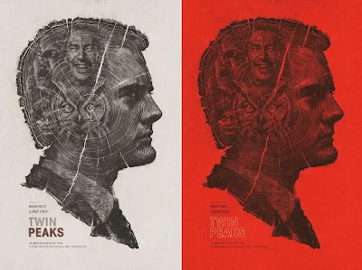 Twin Peaks Screen Print by Peter Strain x Bottleneck Gallery