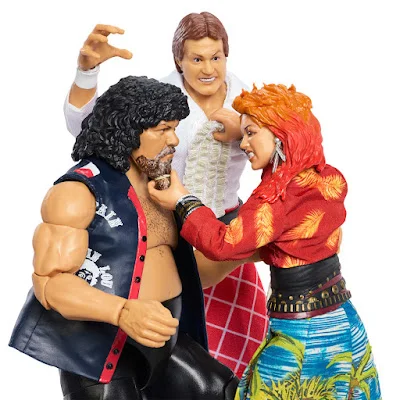 San Diego Comic-Con 2026 Exclusive WWE “Rock 'N Wrestling” Rowdy Roddy Piper, Captain Lou Albano & Cyndi Lauper Action Figure Box Set by Mattel